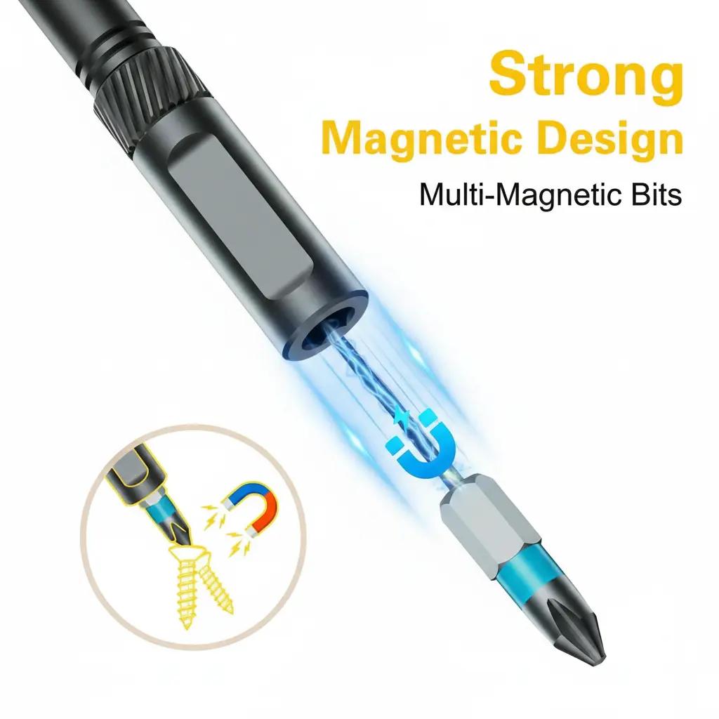 24-in-1 Multifunctional Magnetic Screwdriver Combo Kit
